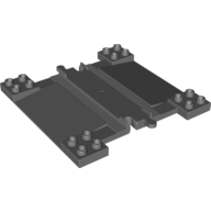 Lego Duplo Train Track with Ramps For Car Crossing / Dark Bluish Gray