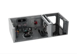 Death Star Security Command Center with Hallway MOC