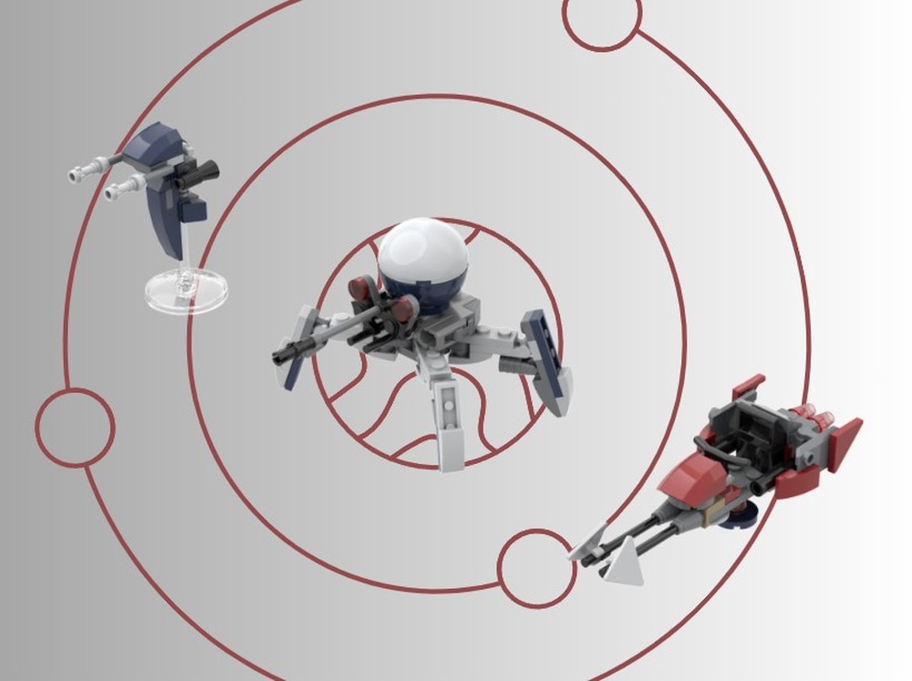 Lego 75372 Alternate - Spider Droid and Speeder Bike