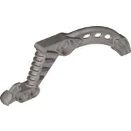 Large Figure Weapon, Claw / Fang, 2 Pin Holes (Visorak Roporak) / Pearl Light Gray