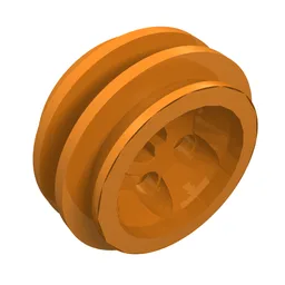Wheel Rim 24 x 14 VR with Center Axle Hole / Orange