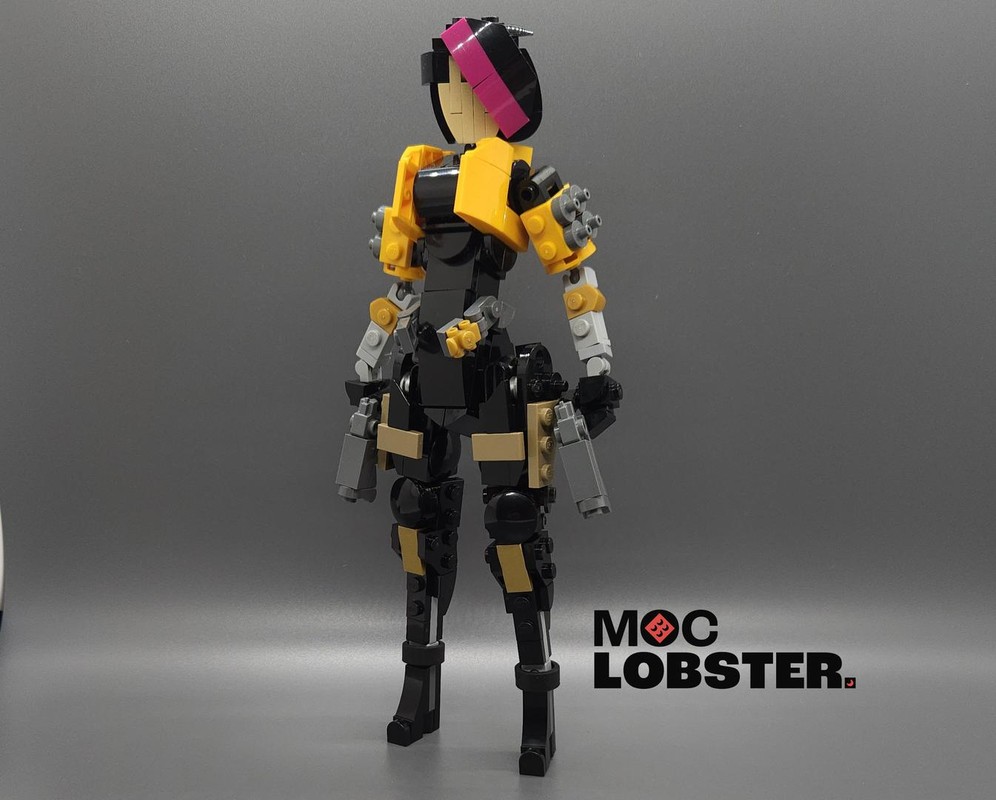 Lego Cyberpunk Bounty Hunter