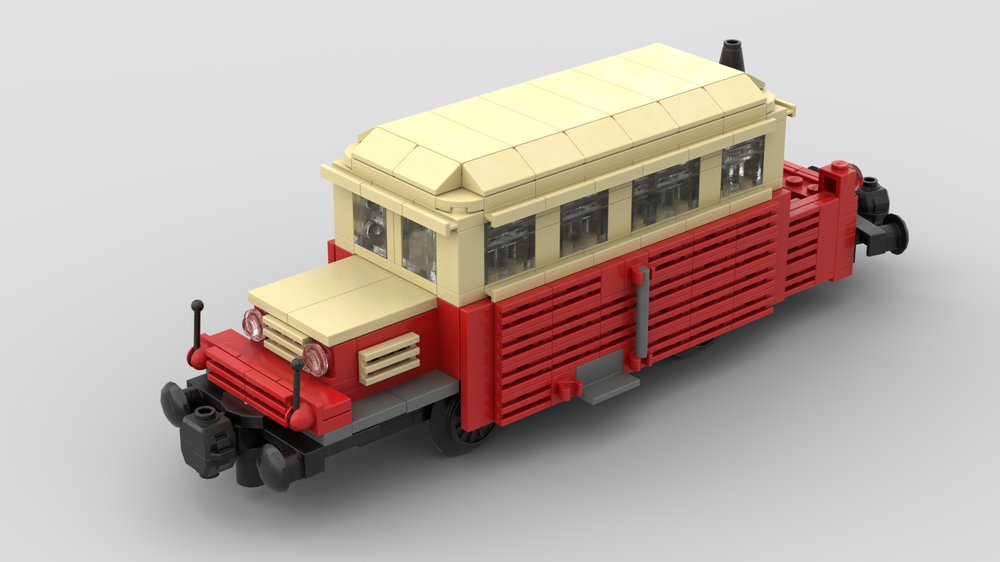 Lego Draisine SNCF RED (Motored and unmotered)