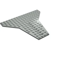 Wedge, Plate 16 x 14 Shuttle / Light Gray