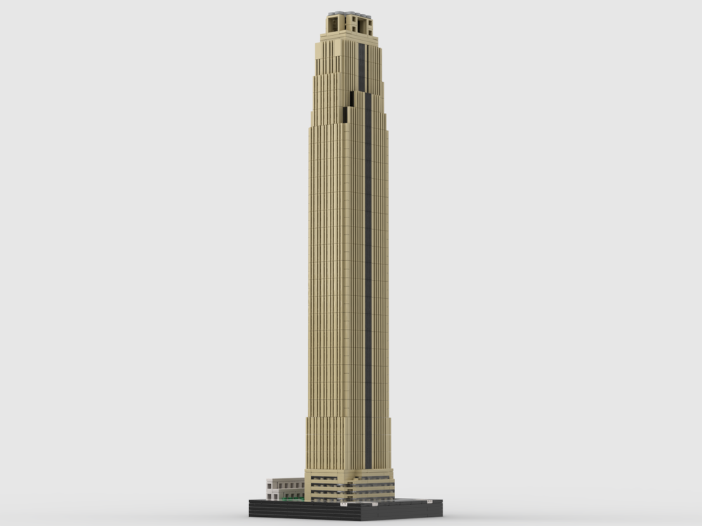 Lego 30 Park Place at 1/650th Scale
