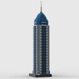 One Liberty Place at 1/650th Scale