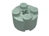 Brick Round 2 x 2 with Axle Hole / Sand Green