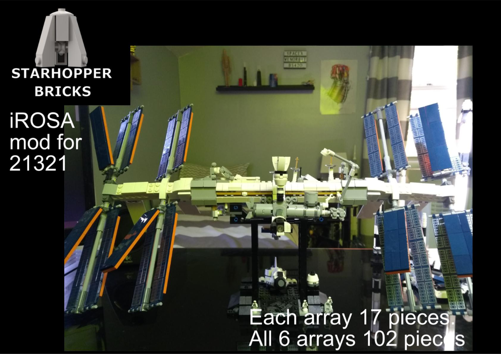 Lego 1:220 iROSA mod for 21321