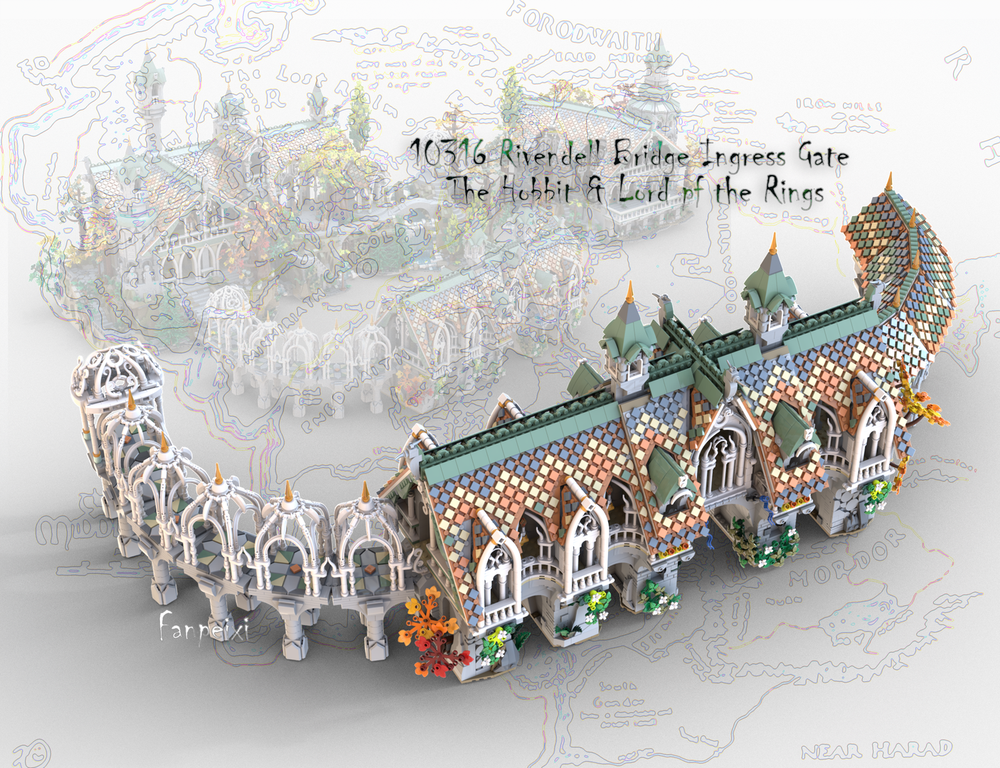 Lego Rivendell Ingress Gate