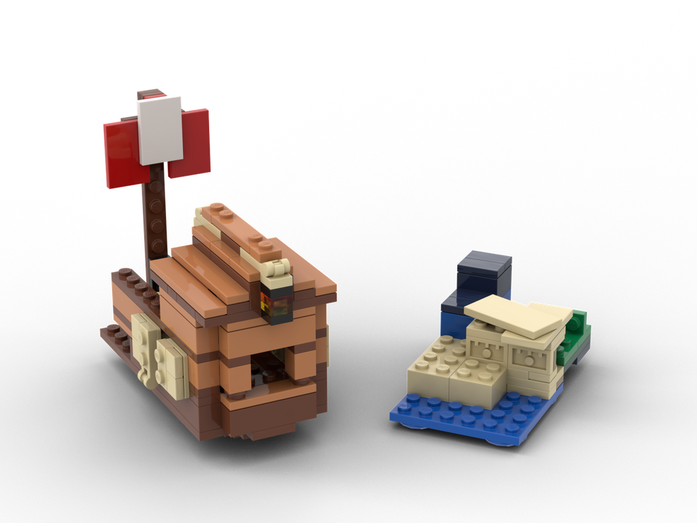 Lego 21259-1 Alt, Merchant's Ship & Island