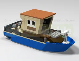 Tug Boat with wider wheelhouse