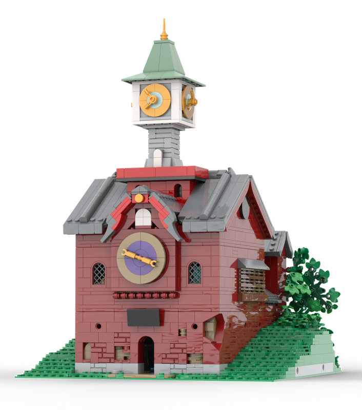 Lego Spirited Away Clocktower