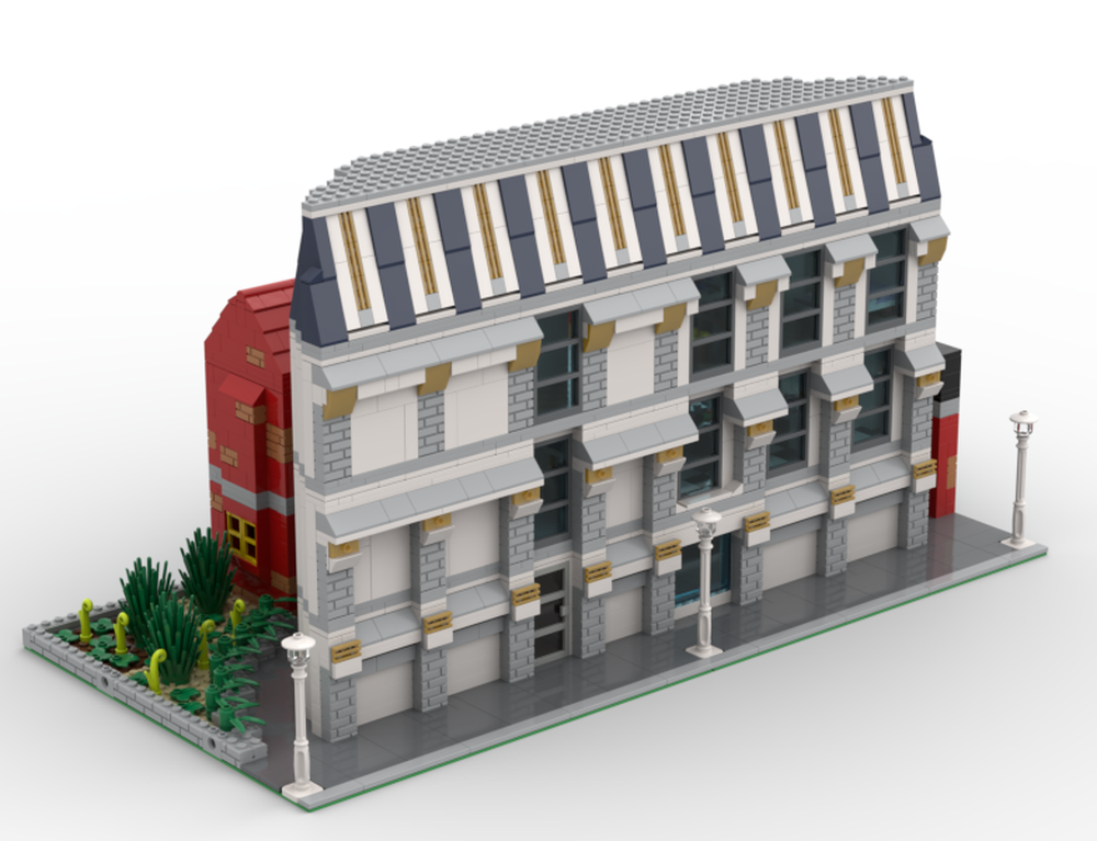 Lego Big Modular House with multiple Shops & Apartments