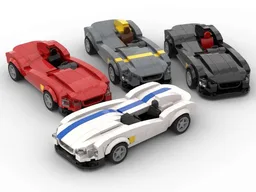 Prancing Horse Monza SP1 - Set of Four Colors - 8 Stud Speed Champions