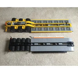 Lowboy Trailer Jeep