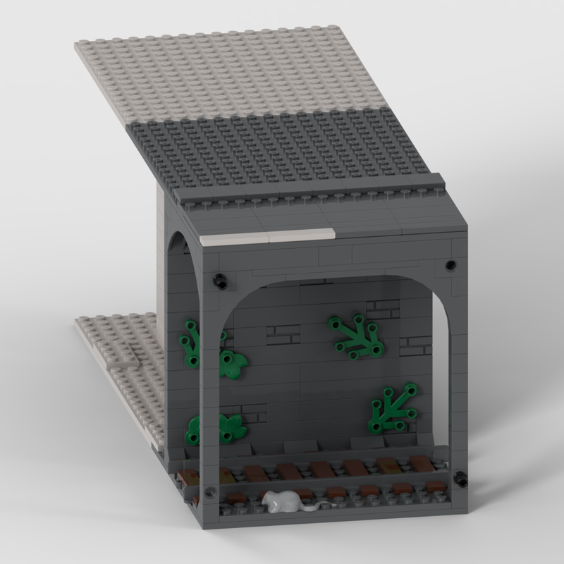 Lego Basement for moduars: with underground line 1