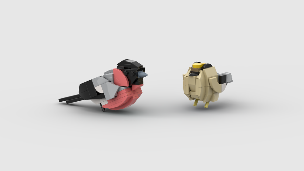 Lego Birds 7 - Goldcrest and Eurasian Bullfinch