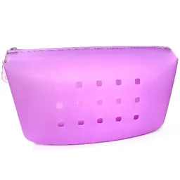 Clikits Pouch with Zipper and Pull, 3 x 5 Holes Arrangement / Trans-Light Purple