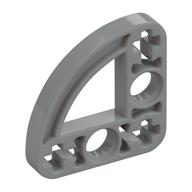 Lego Technic Beam 3 x 3 L-Shape with Quarter Ellipse Thin / Light Bluish Gray
