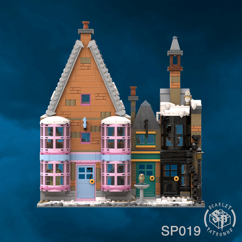 Lego Gladrags Wizardwear, J. Pippins Potions and Ceridwen's Cauldrons - Hogsmeade Expansion