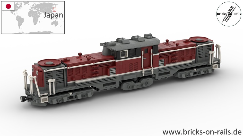 Lego Diesel-locomotive JNR Class DD51