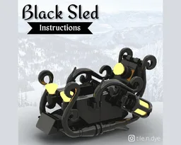 BLACK SLED - LEGO CHRISTMAS MOC