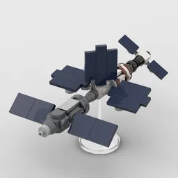 1:220 Salyut 7 Space Station