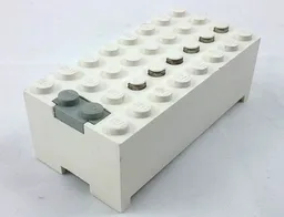 Electric 9V Battery Box Small without Battery Cover / White
