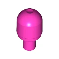 Light Cover 1 x 1 Round with Internal Bar / Bionicle Barraki Eye / Dark Pink