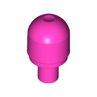 Lego Light Cover 1 x 1 Round with Internal Bar / Bionicle Barraki Eye / Dark Pink