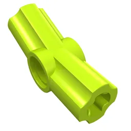 Technic Axle and Pin Connector Angled #3 - 157.5° / Lime