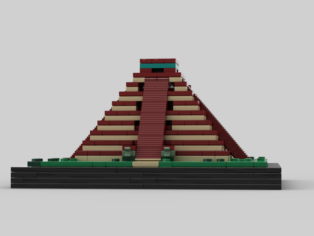 Lego 1/500 Series: Mayan Temple of Kukulcan (El Castillo); Chichén Itzá, Mexico
