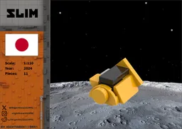SLIM Lander (Smart Lander for Investigation Moon) 1:110
