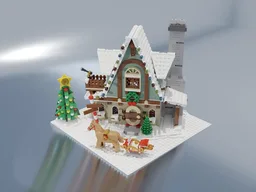 Elf Club House - how to attach to a baseplate