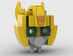 Bumblebee head with light piping