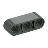Technic Beam 1 x 3 Thick / Dark Gray