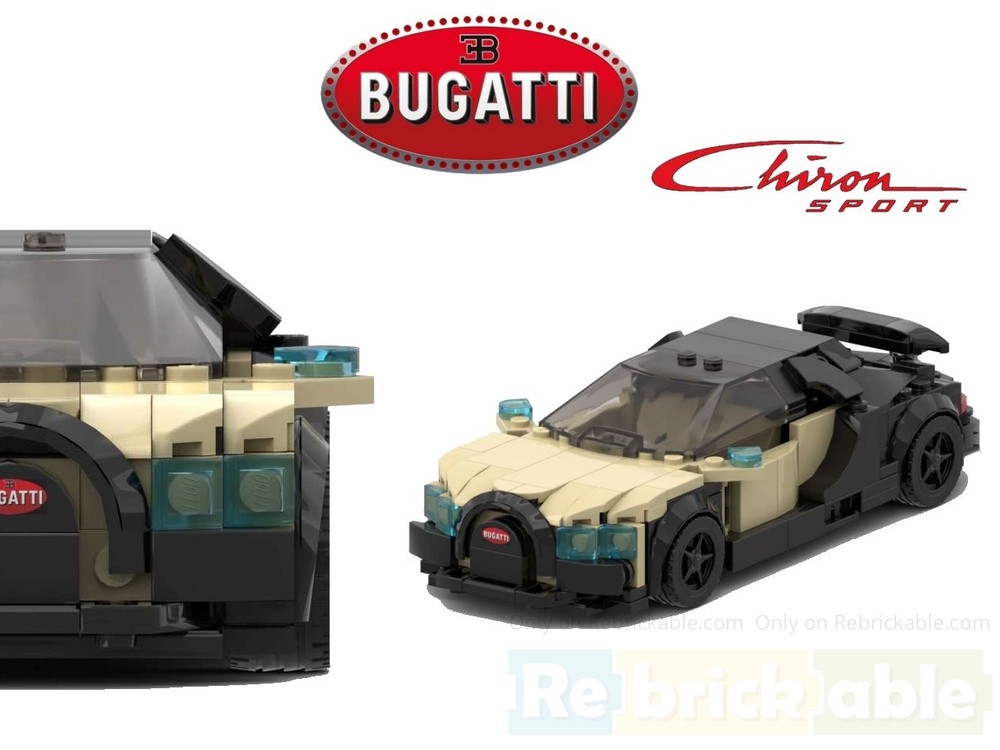 Lego BUGATTI Chiron Sport - TAN & BLACK