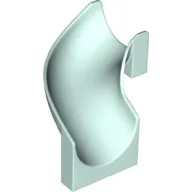 Slide Curved Left 90° / Light Aqua