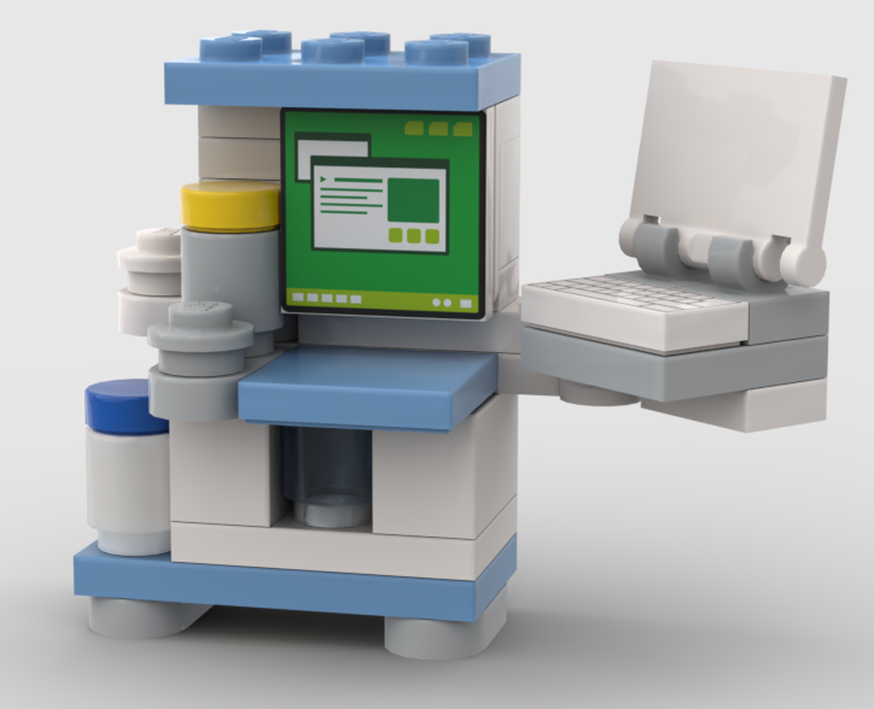 Lego Simple anesthesia machine