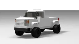 Minifig-Scale Lifted Pickup