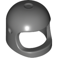 Lego Helmet Classic, New Mold 2019 / Dark Bluish Gray
