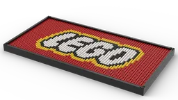 LEGO Logo Wide Mosaic