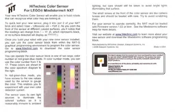 Color Sensor for Mindstorms NXT