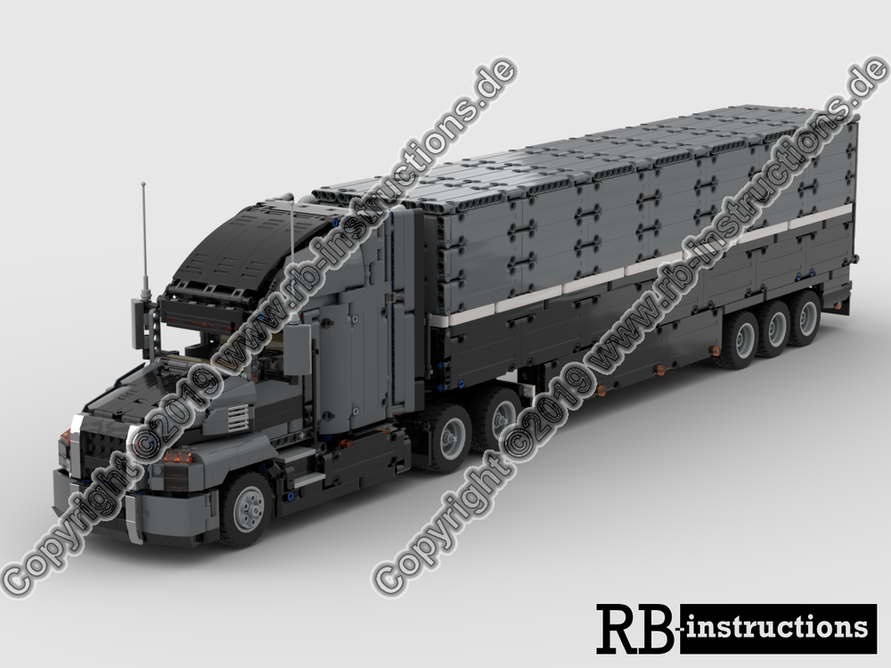 Lego Refrigerated Semitrailer for 42078 Mack Anthem at Mack-design