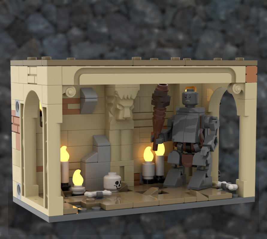 Lego Mountain Troll Obstacle