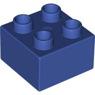 Lego Duplo Brick 2 x 2 / Violet