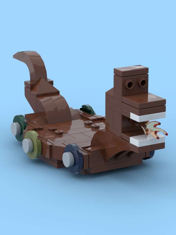 Lego Brick-built Viking Longship
