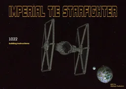 NEW TIE Starfighter (classic) MOC, in minifigure scale.