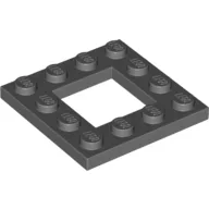 Plate Special 4 x 4 with 2 x 2 Opening / Dark Bluish Gray