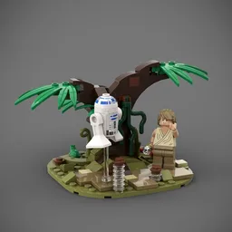 Luke Skywalker Force Training